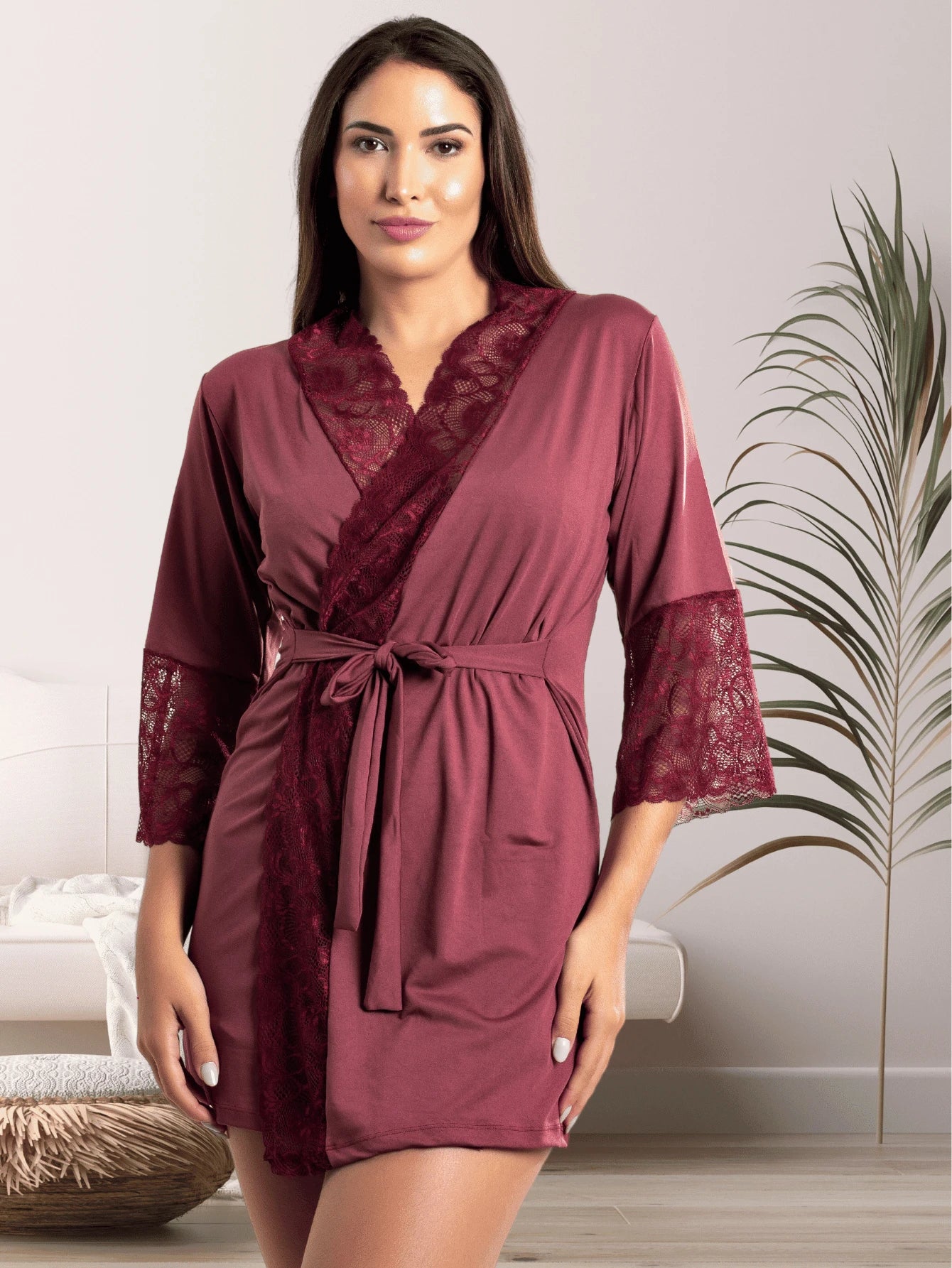 Robe Feminino Luxo em Renda - Nelima
