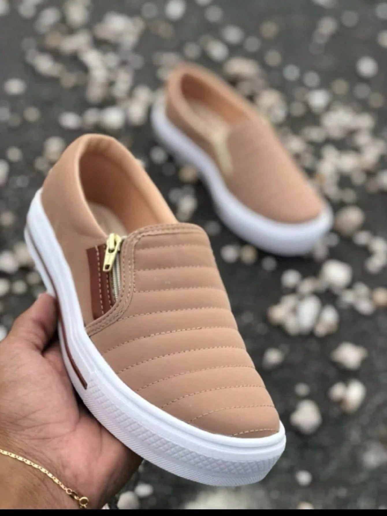 Tênis Slip On Confortável Para Passeio