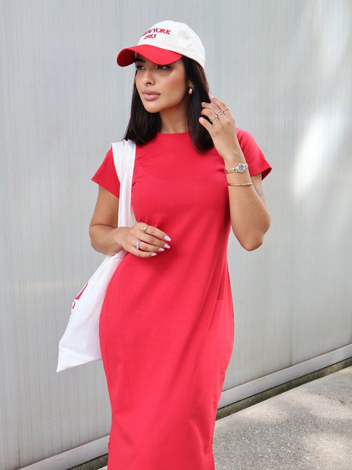 Vendedor IndicadoVestido Longo Feminino Elegante Com Mangas 100% Algodão