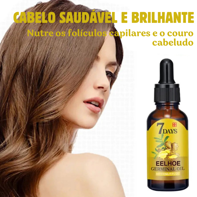 Óleo de Gengibre Para Crescimento de Cabelo - Le Belle
