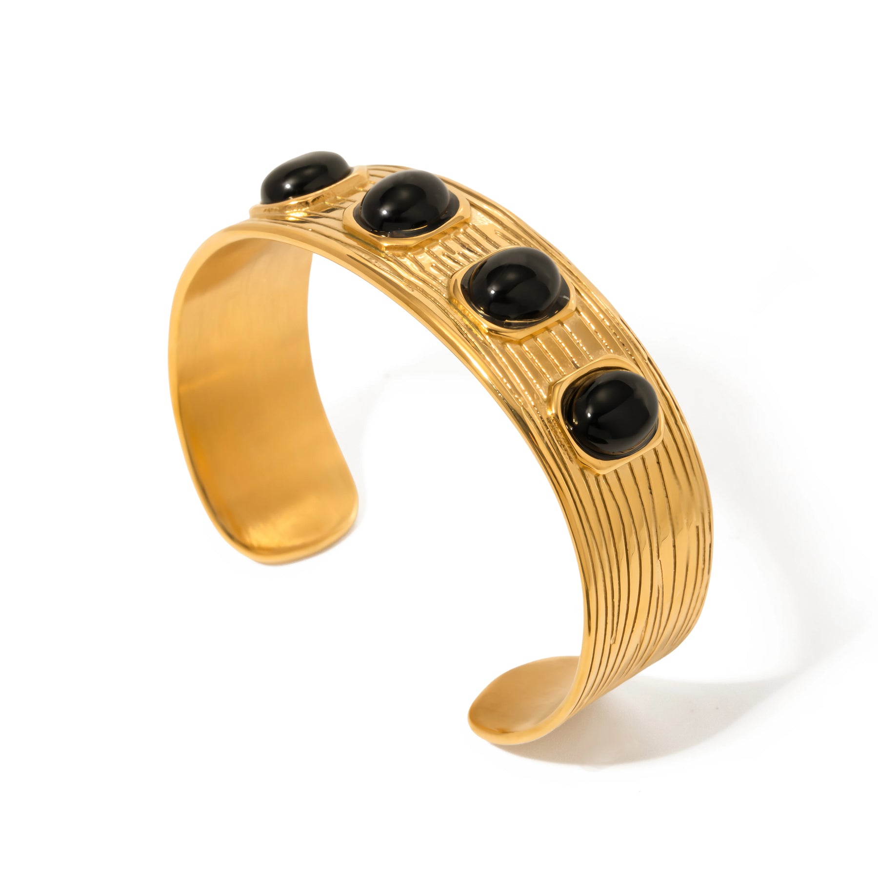 Pulseira Cuff Geométrica Dourada - Le Belle