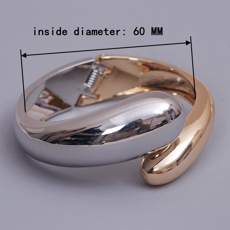 Pulseira Bracelete Bicolor - Le Belle