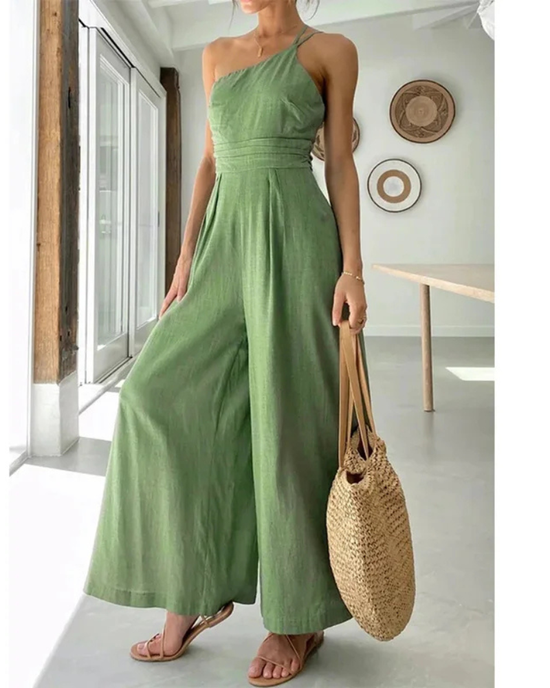 Macacão Feminino de Um Ombro Só Catarina - Nelima