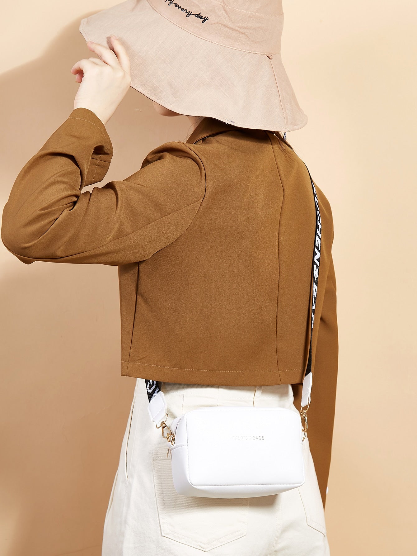 Mini Bolsa Elegante em Couro PU com Estampa de Letras - Le Belle
