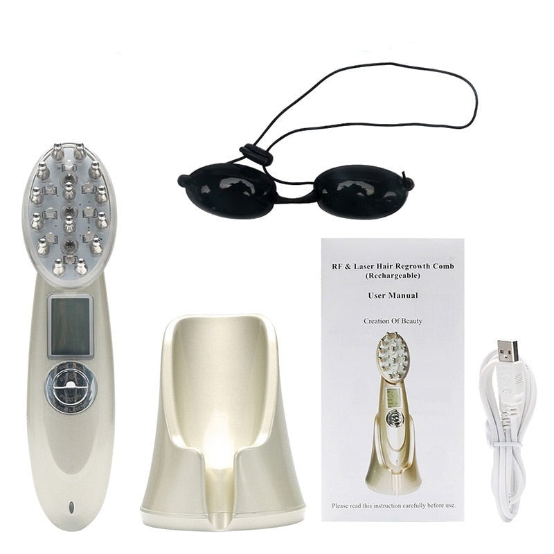 Escova Laser para Calvície e Queda de Cabelo - Le Belle