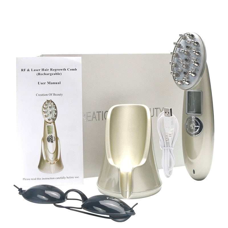 Escova Laser para Calvície e Queda de Cabelo - Le Belle