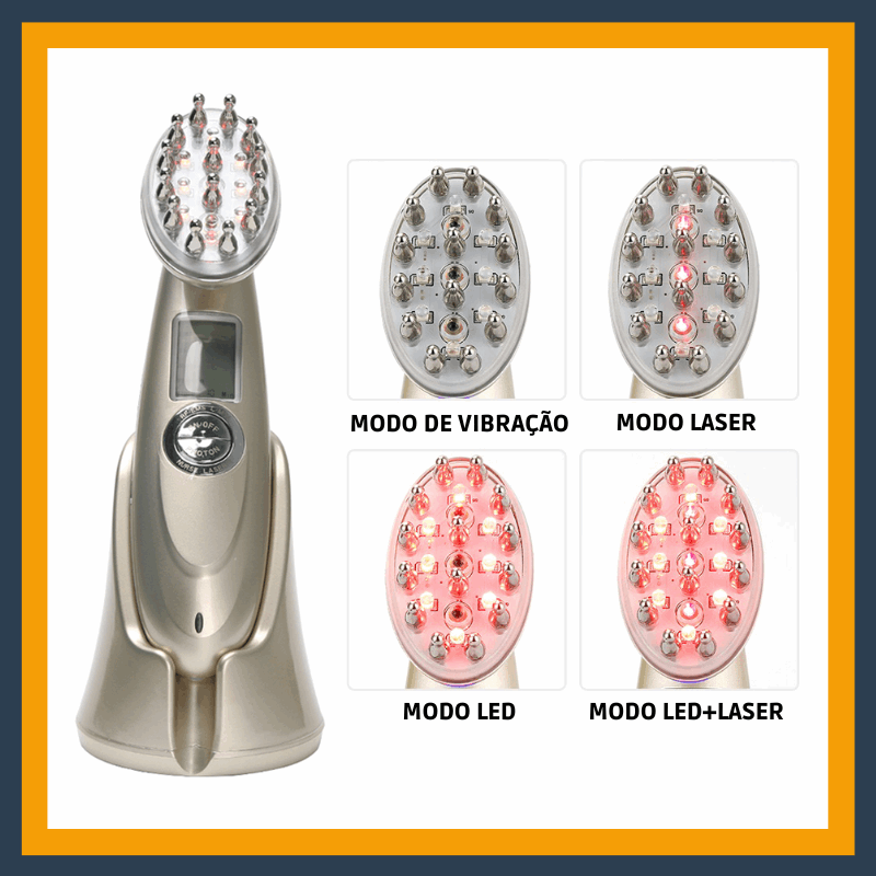 Escova Laser para Calvície e Queda de Cabelo - Le Belle