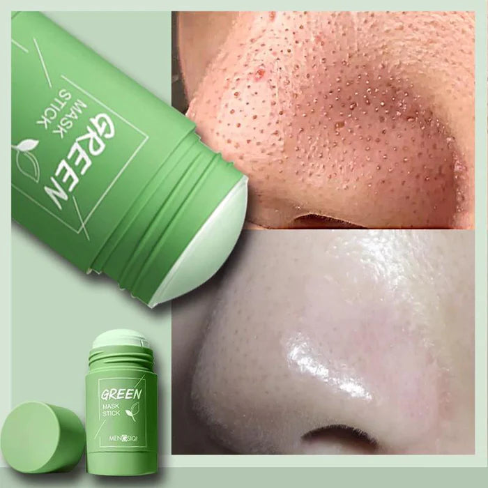 Máscara Anti Acne de Chá Verde para Cravos e Poros Dilatados - Le Belle