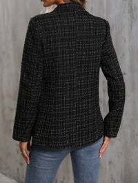 Aveloria Modichic Blazers Pescoço de lapela Trespassado Tweed