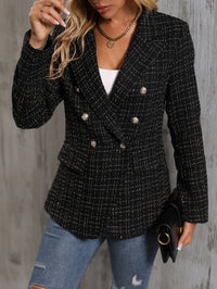 Aveloria Modichic Blazers Pescoço de lapela Trespassado Tweed