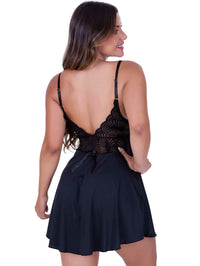 Vendedor IndicadoBiografia da Moda Camisola Leide sem Bojo de Microfibra Light e Renda Feminina