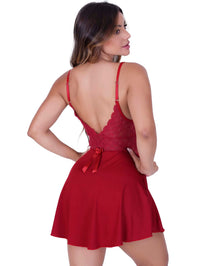 Vendedor IndicadoBiografia da Moda Camisola Leide sem Bojo de Microfibra Light e Renda Feminina