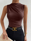 Blusa Regata com Drapê - Nelima