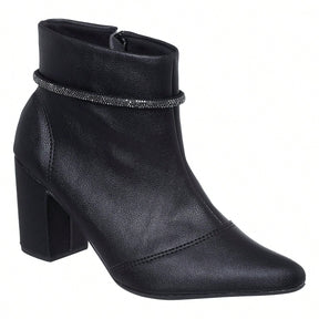 Vendedor Indicado
BOTA FEMININA DE SALTO FEMININO BICO FINO PRETA COM STRASS LOLLA MARIA