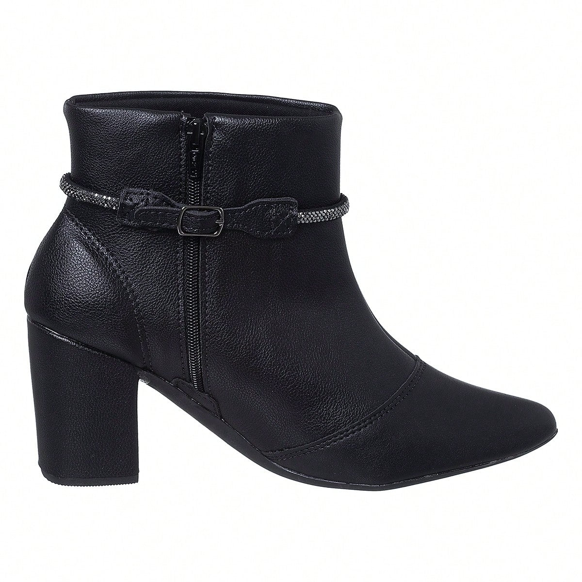 Vendedor Indicado
BOTA FEMININA DE SALTO FEMININO BICO FINO PRETA COM STRASS LOLLA MARIA
