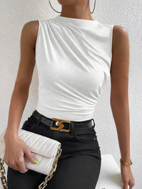 Blusa Regata com Drapê - Nelima