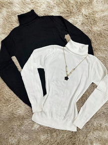 Vendedor Indicado
Kit2 Blusa gola alto feminina manga longa básica trico cacharreu cacharrel sueter liso