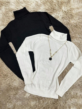Vendedor Indicado
Kit2 Blusa gola alto feminina manga longa básica trico cacharreu cacharrel sueter liso
