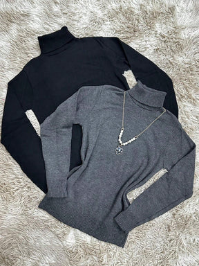 Vendedor Indicado
Kit2 Blusa gola alto feminina manga longa básica trico cacharreu cacharrel sueter liso