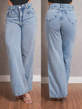 Calça Jeans Wide Leg Feminina Cintura Alta - Nelima
