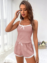 Conjunto Feminino de Dormir em Malha com Renda – Conforto e Delicadeza Nelima Moda