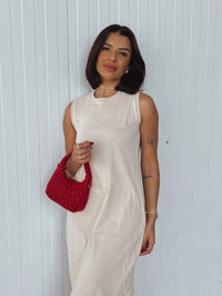 Vendedor Indicado
Vestido Blogueira Feminino Algodão Longo Cavado Confort