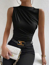 Blusa Regata com Drapê - Nelima