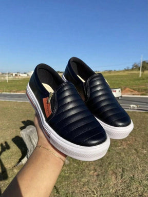 Tênis Slip On Confortável Para Passeio