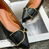 Vendedor Indicadosapatilha feminina elegante mocassim feminino bico alongado confortável sapato feminino enfeite D