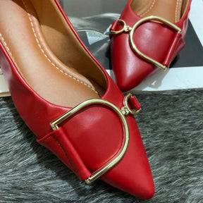 Vendedor Indicadosapatilha feminina elegante mocassim feminino bico alongado confortável sapato feminino enfeite D