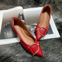 Vendedor Indicadosapatilha feminina elegante mocassim feminino bico alongado confortável sapato feminino enfeite D