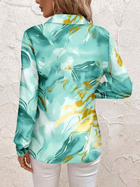 Camisa Acetinada Verde Feminina | Estilo e Sofisticação do P ao GG