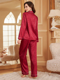 Pijama Feminino Multicolorido em Cetim - Nelima