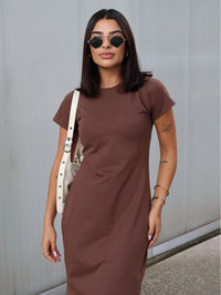 Vendedor IndicadoVestido Longo Feminino Elegante Com Mangas 100% Algodão