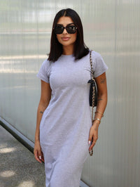 Vendedor IndicadoVestido Longo Feminino Elegante Com Mangas 100% Algodão