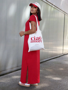 Vendedor IndicadoVestido Longo Feminino Elegante Com Mangas 100% Algodão
