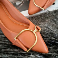 Vendedor Indicadosapatilha feminina elegante mocassim feminino bico alongado confortável sapato feminino enfeite D