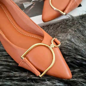 Vendedor Indicadosapatilha feminina elegante mocassim feminino bico alongado confortável sapato feminino enfeite D