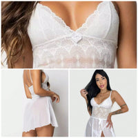 Vendedor Indicadocamisola feminina em tule com detalhes em renda, com fenda lateral