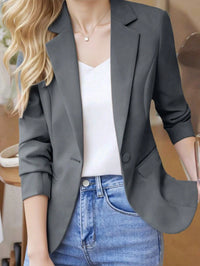 Local
Liu Fashion Blazer Alfaiataria Com Forro 1 Botão Feminino Casaco Elegante Social Coleção Nova importado tecido ótima linda 1 botões