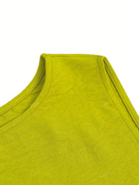 2 peças Conjunto de Regata e Calça Casual Feminino de Cor Sólida, Uso Diário