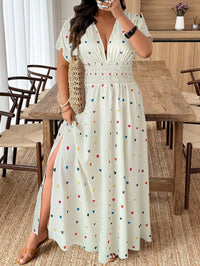 Weeklong Vestido Estampado Aleatório Plus Size, Fashionable para o Verão