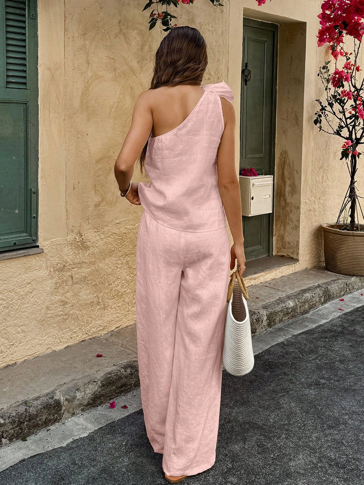 Conjunto Feminino Moderno Viscose e Poliamida – Rosa