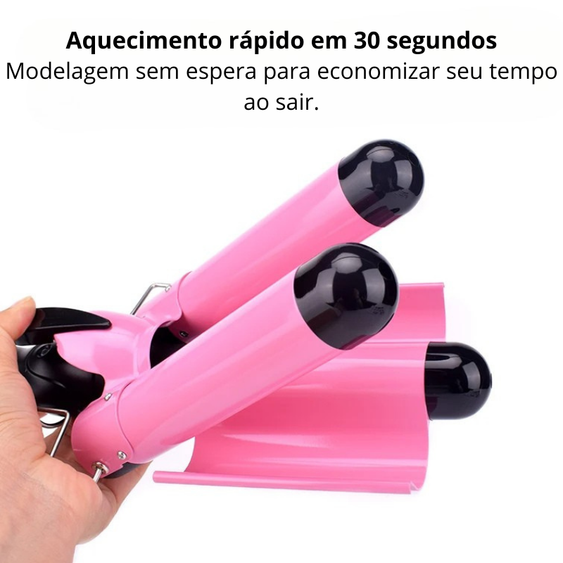 Modelador de Cachos com 3 Barras - Le Belle