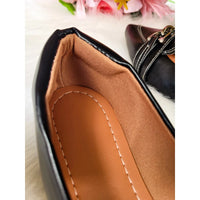 Sapatilha Bico Fino Feminina Mocassim Feminino Sapato Feminino Confortável Promoção Casual Cobra Detalhe Metalizado