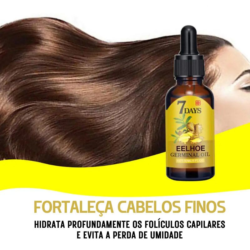 Óleo de Gengibre Para Crescimento de Cabelo - Le Belle
