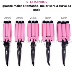 Modelador de Cachos com 3 Barras - Le Belle