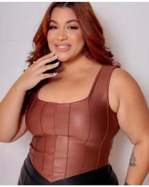 Cropped Corset Cirrê Plus Size – Nelima