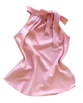 Blusa com Laço em Gola em Crepe - Nelima