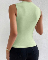 Blusa Regata com Drapê - Nelima